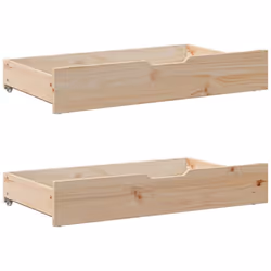 vidaXL Bed Frame without Mattress 120x190 cm Small Double Solid Wood Pine - Additional view 5