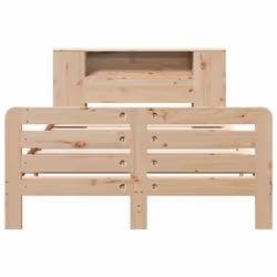 vidaXL Bed Frame without Mattress 120x190 cm Small Double Solid Wood Pine