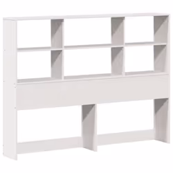 vidaXL Bed Frame without Mattress Home Bed Base 160x200 cm Solid Wood Pine - white, 160 x 200 cm - Additional view 6