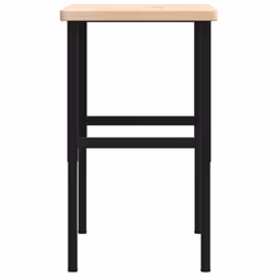 vidaXL Workbench Wooden Work Table Work Bench Tool Solid Wood Oak Rectangular - Additional view 5