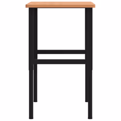 vidaXL Workbench Wooden Work Table Work Bench Solid Wood Beech Rectangular - Additional view 5