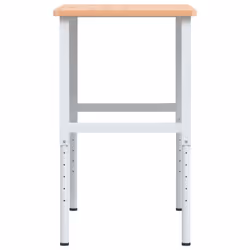 vidaXL Workbench Wooden Work Table Work Bench Solid Wood Beech Rectangular - Additional view 5