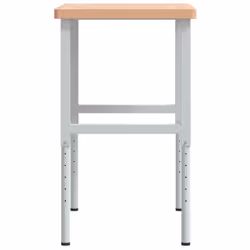 vidaXL Workbench Wooden Work Table Work Bench Solid Wood Beech Rectangular - Additional view 5