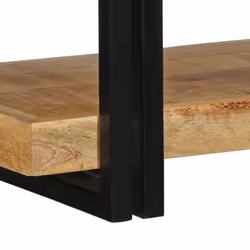 vidaXL Wall Shelf 70x33x35 cm Solid Wood Acacia floating shelf - Solid rough mango wood, 70 x 33 x 35 cm - Additional view 10