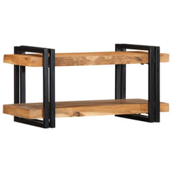 vidaXL Wall Shelf 70x33x35 cm Solid Wood Acacia floating shelf - Solid acacia wood, 70 x 33 x 35 cm