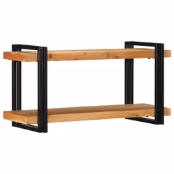 vidaXL Wall Shelf 70x33x35 cm Solid Wood Acacia floating shelf - Solid acacia wood, 90 x 33 x 45 cm