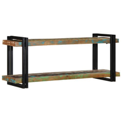 vidaXL Wall Shelf 70x33x35 cm Solid Wood Acacia floating shelf - Solid reclaimed wood, 110 x 33 x 45 cm