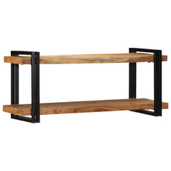 vidaXL Wall Shelf 70x33x35 cm Solid Wood Acacia floating shelf - Solid acacia wood, 110 x 33 x 45 cm