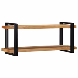 vidaXL Wall Shelf 70x33x35 cm Solid Wood Acacia floating shelf - Solid acacia wood, 110 x 33 x 45 cm