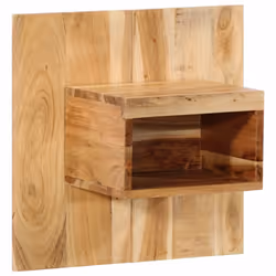vidaXL Bedside Cabinet Nightstand Bed Cabinet Multicolour Solid Wood Reclaimed - Solid acacia wood, 50x27x50 cm/ 2 pcs