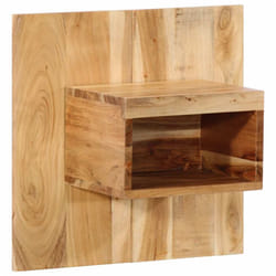 vidaXL Bedside Cabinet Nightstand Bed Cabinet Multicolour Solid Wood Reclaimed - Solid acacia wood, 50x27x50 cm/ 2 pcs