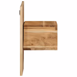 vidaXL Bedside Cabinet Nightstand Bed Cabinet Multicolour Solid Wood Reclaimed - Solid acacia wood, 50x27x50 cm/ 2 pcs