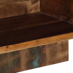 vidaXL Bedside Cabinet Nightstand Bed Cabinet Multicolour Solid Wood Reclaimed - Solid reclaimed wood, 50x27x50 cm/ 2 pcs - Additional view 6