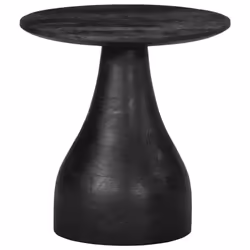 vidaXL Side Table Hallway End Sofa Table Coffee Couch Table Solid Wood Mango - black
