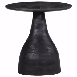 vidaXL Side Table Hallway End Sofa Table Coffee Couch Table Solid Wood Mango - black