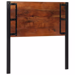 vidaXL Headboard 100 cm Solid Wood Mango and Iron bed headboard - Solid reclaimed wood, 100 cm - Additional view 4