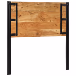 vidaXL Headboard 100 cm Solid Wood Mango and Iron bed headboard - Solid acacia wood, 100 cm - Additional view 4