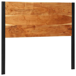 vidaXL Headboard 100 cm Solid Wood Mango and Iron bed headboard - Solid acacia wood, 120 cm