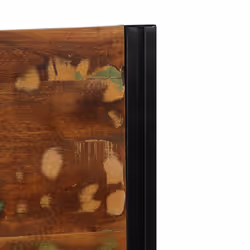 vidaXL Headboard 100 cm Solid Wood Mango and Iron bed headboard - Solid reclaimed wood, 140 cm - Additional view 5