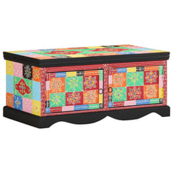 vidaXL Coffee Table Multicolour 90x50x40 cm Solid Wood Mango side table
