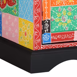 vidaXL Coffee Table Multicolour 90x50x40 cm Solid Wood Mango side table - Additional view 7