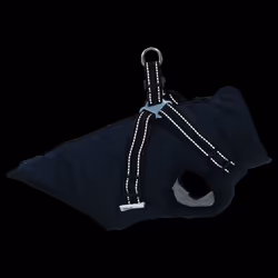 vidaXL Dog Coat with Harness Waterproof Reflective Dog Winter Coat Dog Jacket - navy blue, l - Additional view 5