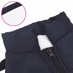 vidaXL Dog Coat with Harness Waterproof Reflective Dog Winter Coat Dog Jacket - navy blue, l - Additional view 6