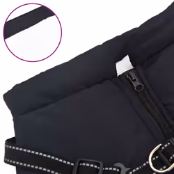 vidaXL Dog Coat with Harness Waterproof Reflective Dog Winter Coat Dog Jacket - navy blue, 3xl - Additional view 6
