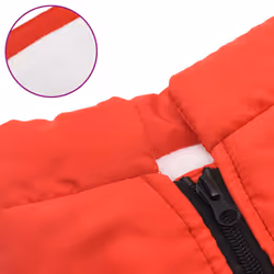 vidaXL Dog Coat with Harness Waterproof Reflective Dog Winter Coat Dog Jacket - red, s - Additional view 6