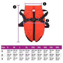 vidaXL Dog Coat with Harness Waterproof Reflective Dog Winter Coat Dog Jacket - red, l - Additional view 9
