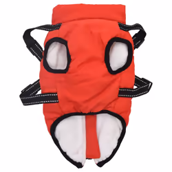 vidaXL Dog Coat with Harness Waterproof Reflective Dog Winter Coat Dog Jacket - red, 2xl - Additional view 4