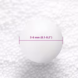 ) vidaXL EPS Beads Expanded Polystyrene Bead EPS Pearl EPS Bean Bag Filler White - 100l (10 kg/cubic metres