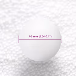 ) vidaXL EPS Beads Expanded Polystyrene Bead EPS Pearl EPS Bean Bag Filler White - 100l (18 kg/cubic metres