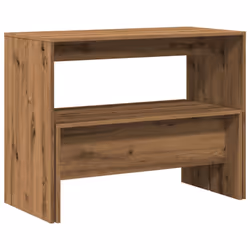 vidaXL Dining Table and Bench Set 3 Piece Dinner Table Set Engineered Wood - oak - Additional view 6