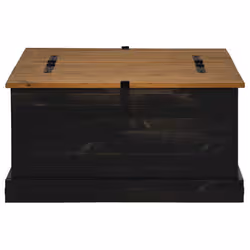 VidaXL 4018408 storage box Metal, Pine Black - Additional view 3