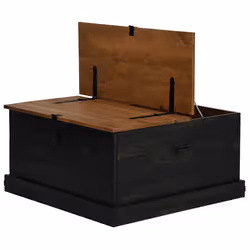 VidaXL 4018408 storage box Metal, Pine Black - Additional view 5