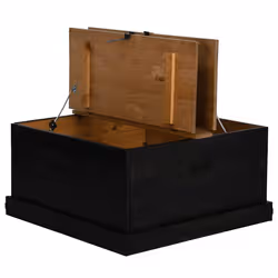 VidaXL 4018408 storage box Metal, Pine Black - Additional view 6