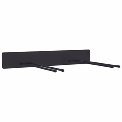 vidaXL Garden Tool Storage Racks Wall Tool Organiser Tool Hanger Black Steel - 1 pcs