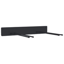 vidaXL Garden Tool Storage Racks Wall Tool Organiser Tool Hanger Black Steel - 1 pcs
