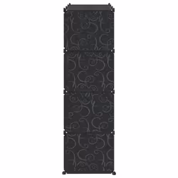 vidaXL Storage Cube Organiser with 12 Cubes and Hanging Rods PP - Additional view 5