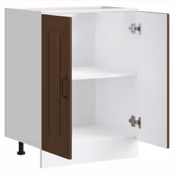 vidaXL Sink Base Cabinet Kalmar Brown Oak 60x46x81.5 cm Engineered Wood - Additional view 4