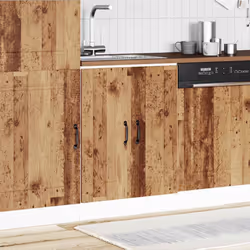 vidaXL Sink Base Cabinet Kalmar Old Wood 60x46x81.5 cm Engineered Wood - Additional view 2