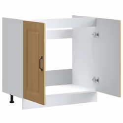 vidaXL Sink Base Cabinet Kalmar Sonoma Oak 80x46x81.5 cm Engineered Wood - Additional view 4