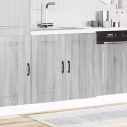 vidaXL Sink Base Cabinet Kalmar Grey Sonoma 80x46x81.5 cm Engineered Wood