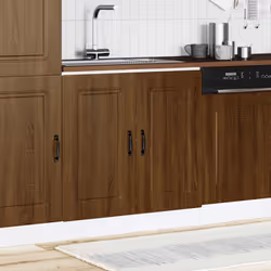 vidaXL Sink Base Cabinet Kalmar Brown Oak 80x46x81.5 cm Engineered Wood - Additional view 2
