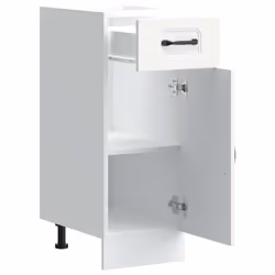 vidaXL Oven CabinetsÂ Kitchen Cabinet Oven Unit 2 pcs Lucca Engineered Wood - kitchen base cabinet 30 cm - Additional view 4