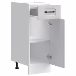 vidaXL Kitchen Base Cabinet Kalmar Concrete Grey Engineered Wood - Additional view 4
