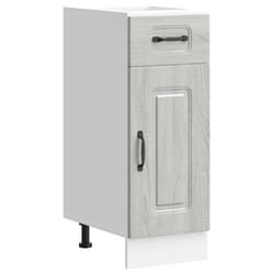 vidaXL Oven CabinetsÂ Kitchen Cabinet Oven Unit 2 pcs Lucca Engineered Wood - grey sonoma, 1 pcs