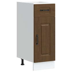 vidaXL Kitchen Base Cabinet Kalmar Brown Oak Engineered Wood sink base cabinet