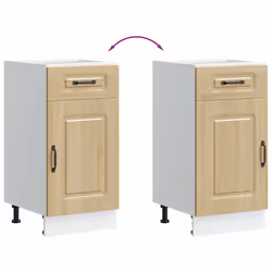vidaXL Kitchen Base Cabinet Kalmar Sonoma Oak Engineered Wood - Additional view 7